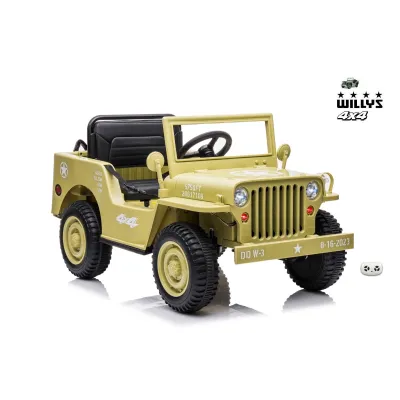 Jeep Willys s 2,4G, 4x4, 1 místný, macha army Jeep Willys s 2,4G, 4x4, 1 místný, macha army
