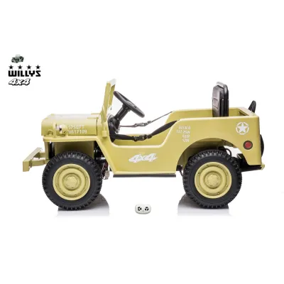Jeep Willys s 2,4G, 4x4, 1 místný, macha army Jeep Willys s 2,4G, 4x4, 1 místný, macha army