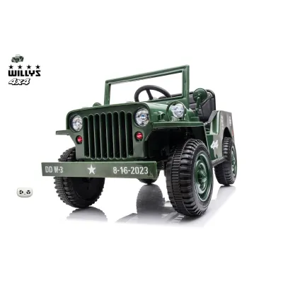 Jeep Willys s 2,4G, 4x4, 1 místný, macha army Jeep Willys s 2,4G, 4x4, 1 místný, macha army