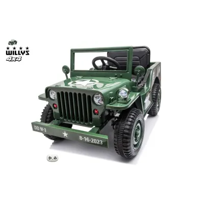 Jeep Willys s 2,4G, 4x4, 1 místný, macha army Jeep Willys s 2,4G, 4x4, 1 místný, macha army