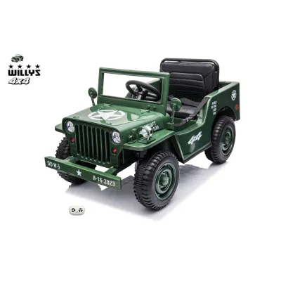 Jeep Willys s 2,4G, 4x4, 1 místný, macha army Jeep Willys s 2,4G, 4x4, 1 místný, macha army