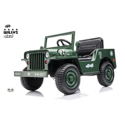 Jeep Willys s 2,4G, 4x4, 1 místný, macha army Jeep Willys s 2,4G, 4x4, 1 místný, macha army