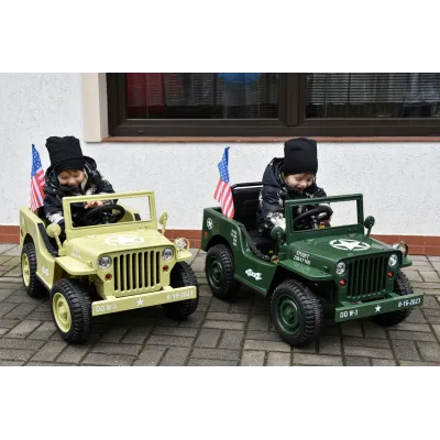 Jeep Willys s 2,4G, 4x4, 1 místný, macha army Jeep Willys s 2,4G, 4x4, 1 místný, macha army