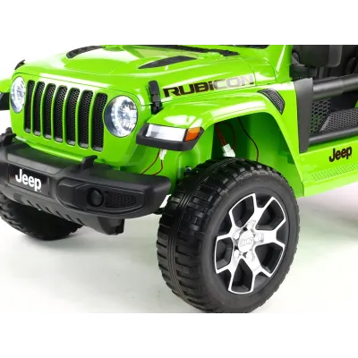 Jeep Wrangler Rubicon s 2.4G, náhonem 4x4, lakovaný zelený Jeep Wrangler Rubicon s 2.4G, náhonem 4x4, lakovaný zelený