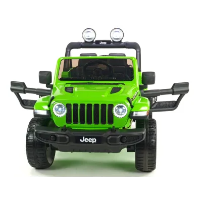 Jeep Wrangler Rubicon s 2.4G, náhonem 4x4, lakovaný zelený Jeep Wrangler Rubicon s 2.4G, náhonem 4x4, lakovaný zelený