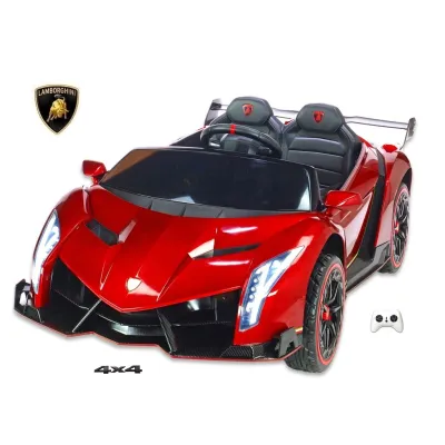 Lamborghini Veneno s 2.4G, 4x4, dvoumístné, vínová metalíza Lamborghini Veneno s 2.4G, 4x4, dvoumístné, vínová metalíza