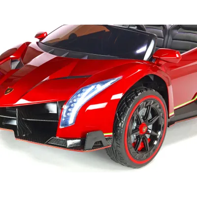 Lamborghini Veneno s 2.4G, 4x4, dvoumístné, vínová metalíza Lamborghini Veneno s 2.4G, 4x4, dvoumístné, vínová metalíza