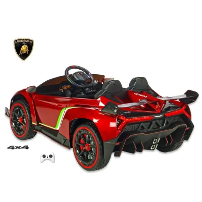 Lamborghini Veneno s 2.4G, 4x4, dvoumístné, vínová metalíza Lamborghini Veneno s 2.4G, 4x4, dvoumístné, vínová metalíza