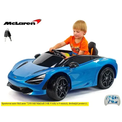McLaren 720S s 2.4G, modrá metalíza McLaren 720S s 2.4G, modrá metalíza