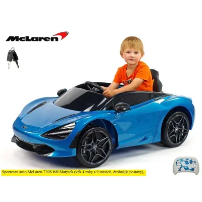 McLaren 720S s 2.4G, modrá metalíza McLaren 720S s 2.4G, modrá metalíza