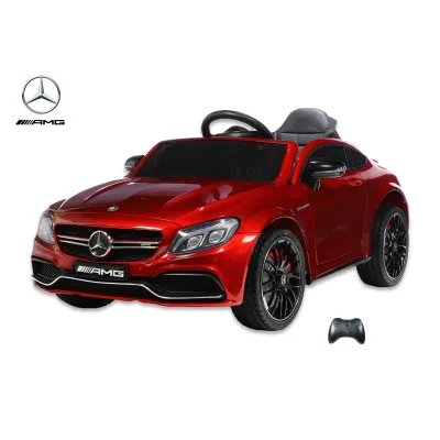 Mercedes C63S AMG s 2,4G, jednomístný, vínová metalíza Mercedes C63S AMG s 2,4G, jednomístný, vínová metalíza