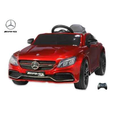 Mercedes C63S AMG s 2,4G, jednomístný, vínová metalíza Mercedes C63S AMG s 2,4G, jednomístný, vínová metalíza