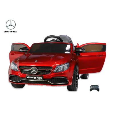 Mercedes C63S AMG s 2,4G, jednomístný, vínová metalíza Mercedes C63S AMG s 2,4G, jednomístný, vínová metalíza