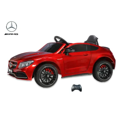 Mercedes C63S AMG s 2,4G, jednomístný, vínová metalíza Mercedes C63S AMG s 2,4G, jednomístný, vínová metalíza
