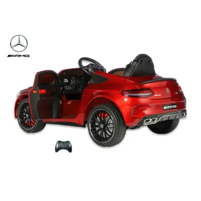 Mercedes C63S AMG s 2,4G, jednomístný, vínová metalíza Mercedes C63S AMG s 2,4G, jednomístný, vínová metalíza