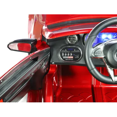 Mercedes C63S AMG s 2,4G, jednomístný, vínová metalíza Mercedes C63S AMG s 2,4G, jednomístný, vínová metalíza