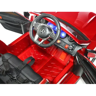 Mercedes C63S AMG s 2,4G, jednomístný, vínová metalíza Mercedes C63S AMG s 2,4G, jednomístný, vínová metalíza