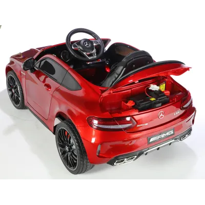 Mercedes C63S AMG s 2,4G, jednomístný, vínová metalíza Mercedes C63S AMG s 2,4G, jednomístný, vínová metalíza