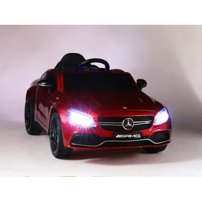 Mercedes C63S AMG s 2,4G, jednomístný, vínová metalíza Mercedes C63S AMG s 2,4G, jednomístný, vínová metalíza