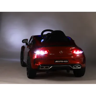 Mercedes C63S AMG s 2,4G, jednomístný, vínová metalíza Mercedes C63S AMG s 2,4G, jednomístný, vínová metalíza