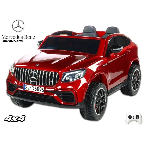 Mercedes GLC 63S AMG 4x4 s 2,4G, dvoumístný, vínová metalíza