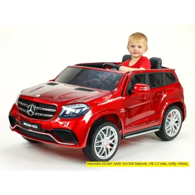 Mercedes GLS63 4x4 s 2,4G, dvoumístný, černá metalíza Mercedes GLS63 4x4 s 2,4G, dvoumístný, černá metalíza