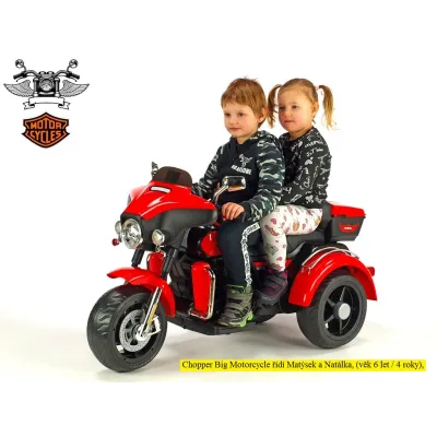 Motorka Big chopper Motorcycle, červený Motorka Big chopper Motorcycle, červený