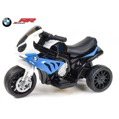 Motorka Trike BMW S1000RR, pro nejmenší a začínající, 6V, modrá Motorka Trike BMW S1000RR, pro nejmenší a začínající, 6V, modrá