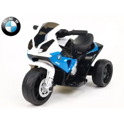 Motorka Trike BMW S1000RR, pro nejmenší a začínající, 6V, modrá Motorka Trike BMW S1000RR, pro nejmenší a začínající, 6V, modrá