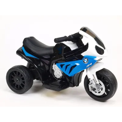 Motorka Trike BMW S1000RR, pro nejmenší a začínající, 6V, modrá Motorka Trike BMW S1000RR, pro nejmenší a začínající, 6V, modrá