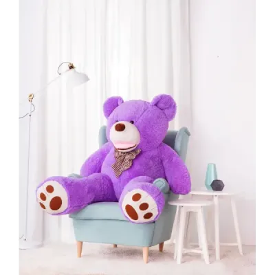 Velký plyšový medvěd Amigo 160 cm fialový