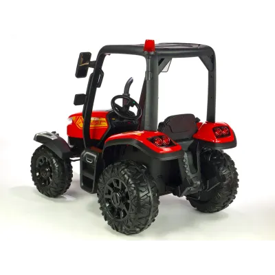 odběr v Teplicích!, Traktor Blast s 2,4G, kabinou a vlekem, 24V / 2x200W, červený odběr v Teplicích!, Traktor Blast s 2,4G, kabinou a vlekem, 24V / 2x200W, červený