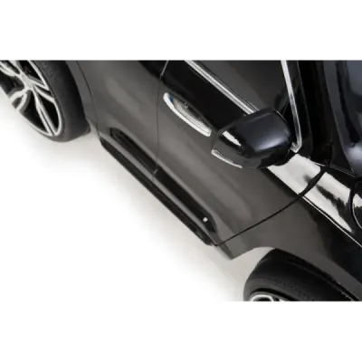 Elektrické autíčko Volvo XC90, čalouněný sedák, 2,4 GHz DO, klíč, 2X MOTOR, dvoumístné, černé, USB, SD karta, ORGINAL licence