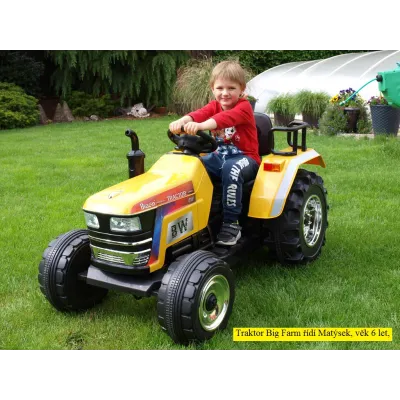 Traktor Big Farm s 2,4G zelený nebo žlutý + 4 kolový vlek zelený, modrý nebo vlek s cisternou Traktor Big Farm s 2,4G zelený nebo žlutý + 4 kolový vlek zelený, modrý nebo vlek s cisternou