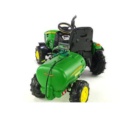Traktor Hello s 2,4G, gumovými nafukovacími koly, cisternovým vlekem a stříkačkou, zelený Traktor Hello s 2,4G, gumovými nafukovacími koly, cisternovým vlekem a stříkačkou, zelený