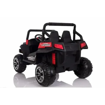 Elektrické autíčko RSX Červené, Pohon 4x4, 2x12V, EVA kola, široké dvoumístné čalouněné sedadlo, 2,4 GHz DO, 4 X MOTOR, Dvoumíst