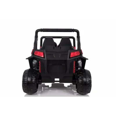 Elektrické autíčko RSX Červené, Pohon 4x4, 2x12V, EVA kola, široké dvoumístné čalouněné sedadlo, 2,4 GHz DO, 4 X MOTOR, Dvoumíst