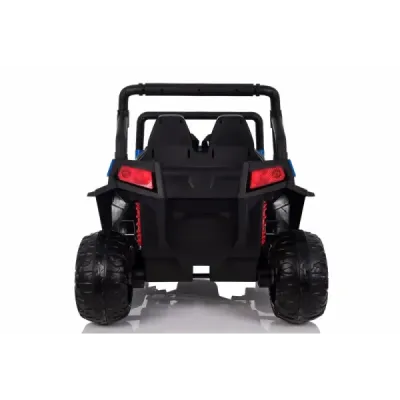 Elektrické autíčko RSX Červené, Pohon 4x4, 2x12V, EVA kola, široké dvoumístné čalouněné sedadlo, 2,4 GHz DO, 4 X MOTOR, Dvoumíst