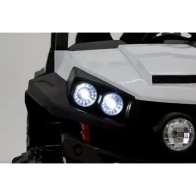 Elektrické autíčko RSX Červené, Pohon 4x4, 2x12V, EVA kola, široké dvoumístné čalouněné sedadlo, 2,4 GHz DO, 4 X MOTOR, Dvoumíst