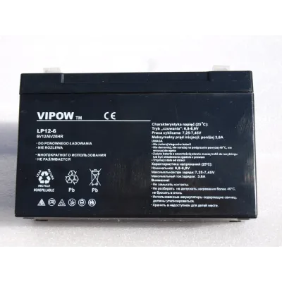 Gelová nabíjecí baterie Vipow 6V-12Ah/ 20HR Gelová nabíjecí baterie Vipow 6V-12Ah/ 20HR