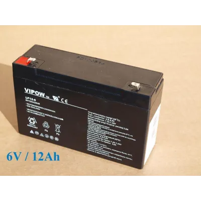 Gelová nabíjecí baterie Vipow 6V-12Ah/ 20HR Gelová nabíjecí baterie Vipow 6V-12Ah/ 20HR