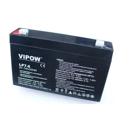 Gelová nabíjecí baterie Vipow 6V-7Ah/ 20HR Gelová nabíjecí baterie Vipow 6V-7Ah/ 20HR