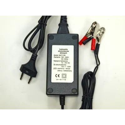 Nabíječka gelových a olověných baterií 12V s LED diodou nabití baterie, Vipow 1128