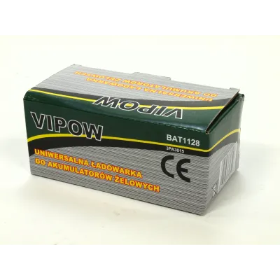Nabíječka gelových a olověných baterií 12V s LED diodou nabití baterie, Vipow 1128