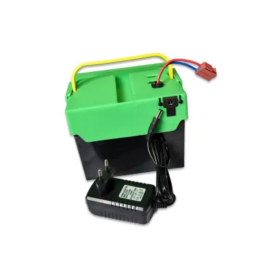 Náhradní box s 2x bateriemi 12V/7Ah pro vozítka 4x4, se 2 možnostmi nabíjením mimo vozítka Náhradní box s 2x bateriemi 12V/7Ah pro vozítka 4x4, se 2 možnostmi nabíjením mimo vozítka