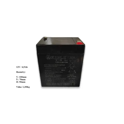 Olověná nabíjecí baterie Xinlenia 12V- 4,5Ah/ 20HR Olověná nabíjecí baterie Xinlenia 12V- 4,5Ah/ 20HR