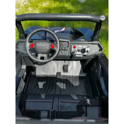 Elektrické autíčko NEW RSX Bílé, Pohon 4x4, 2x 12V, EVA kola, široké dvoumístné sedadlo, Klíč, 2,4 GHz DO, 4X MOTOR, Dvoumístné,
