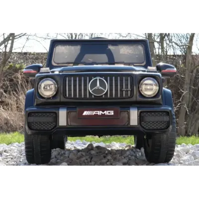 Elektrické autíčko Mercedes G, černé, jednomístné sedadlo, 12V baterie, 2,4 GHz DO, 2X MOTOR, USB, SD karta, ORGINAL licence