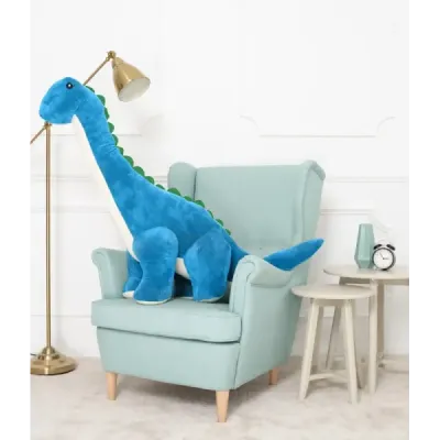 Plyšový dinosaurus Tobi 150 cm modrý