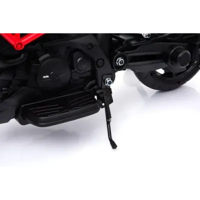 Elektrická Motorka APRILIA DORSODURO 900, Licencované, 12 V, EVA měkké kola, 2 x 18W motor, 12V baterie, Odpružení, kovový rám, 
